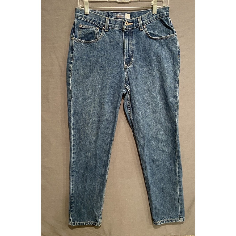 Liz Claiborne Lizwear Jeans Womens 8 Regular Blue Slim Fit High Rise Vintage